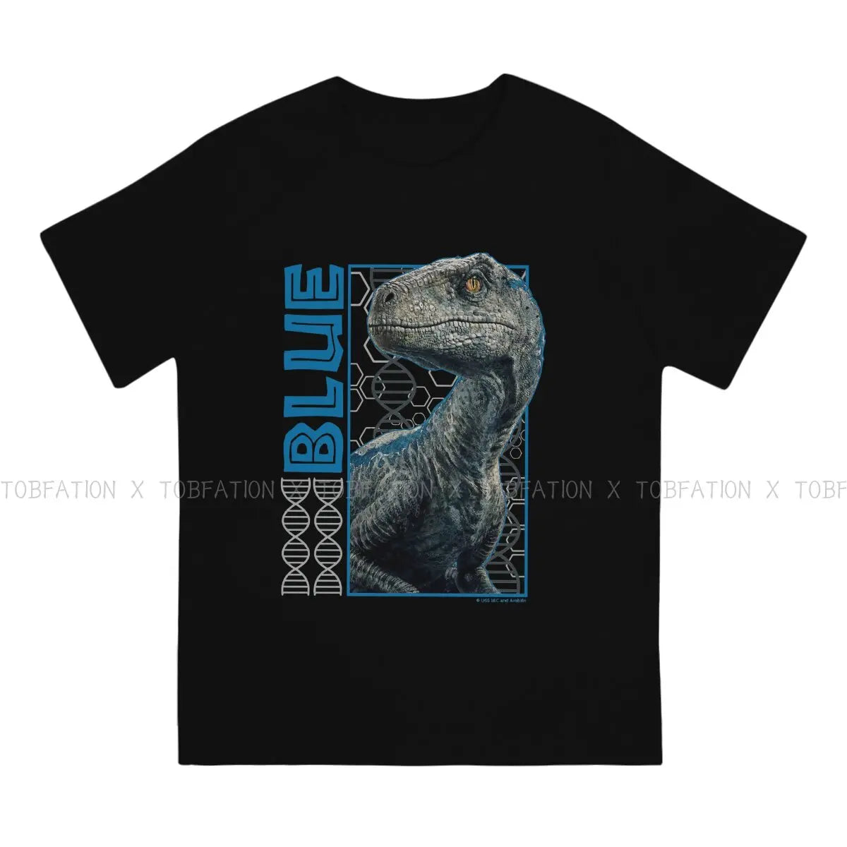 Men T Shirt Jurassic Park Dinosaurs Film Pure Cotton