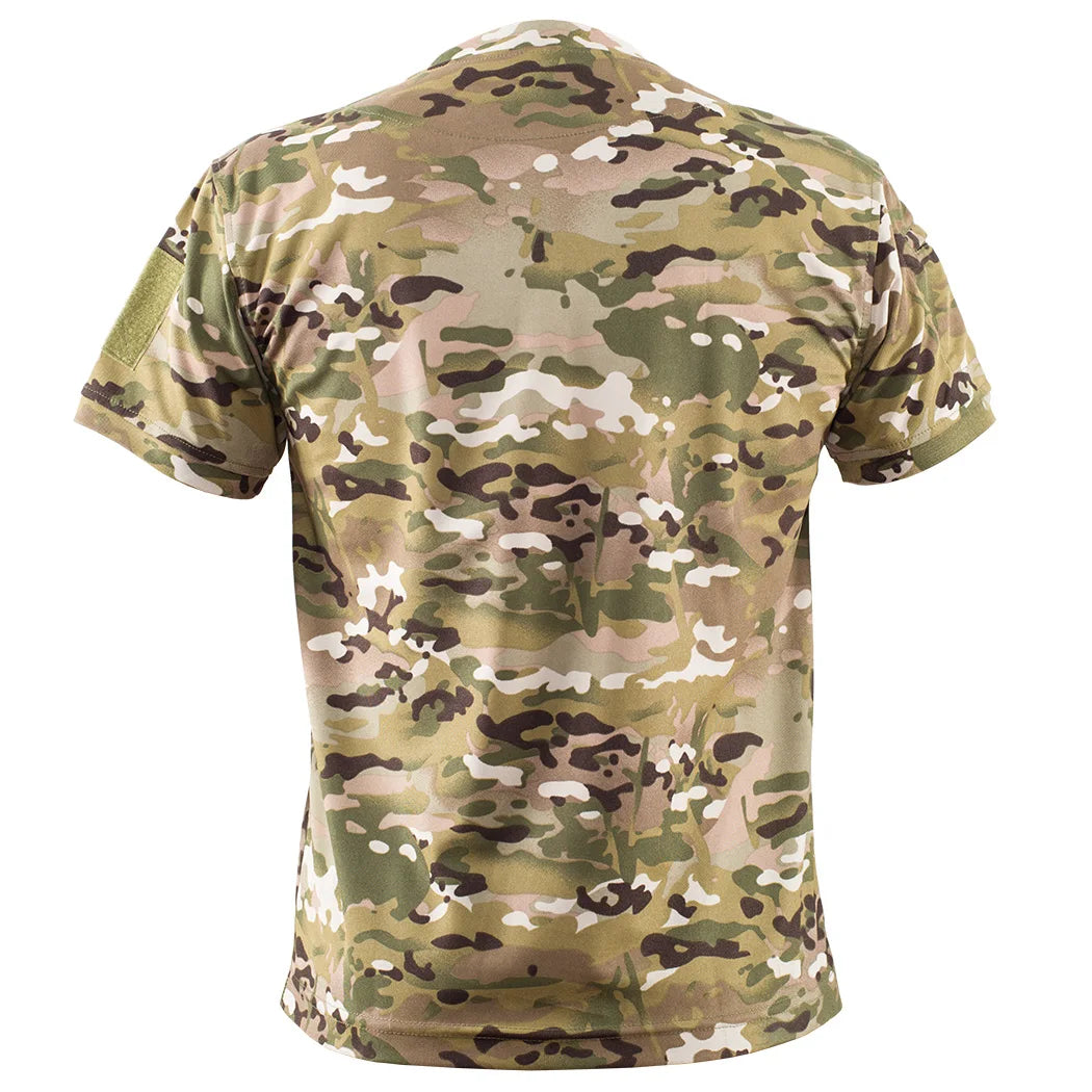 Men T Shirt  Tactical Multicam  Quick-drying Short Sleeve