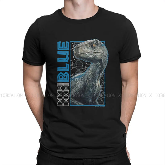 Men T Shirt Jurassic Park Dinosaurs Film Pure Cotton