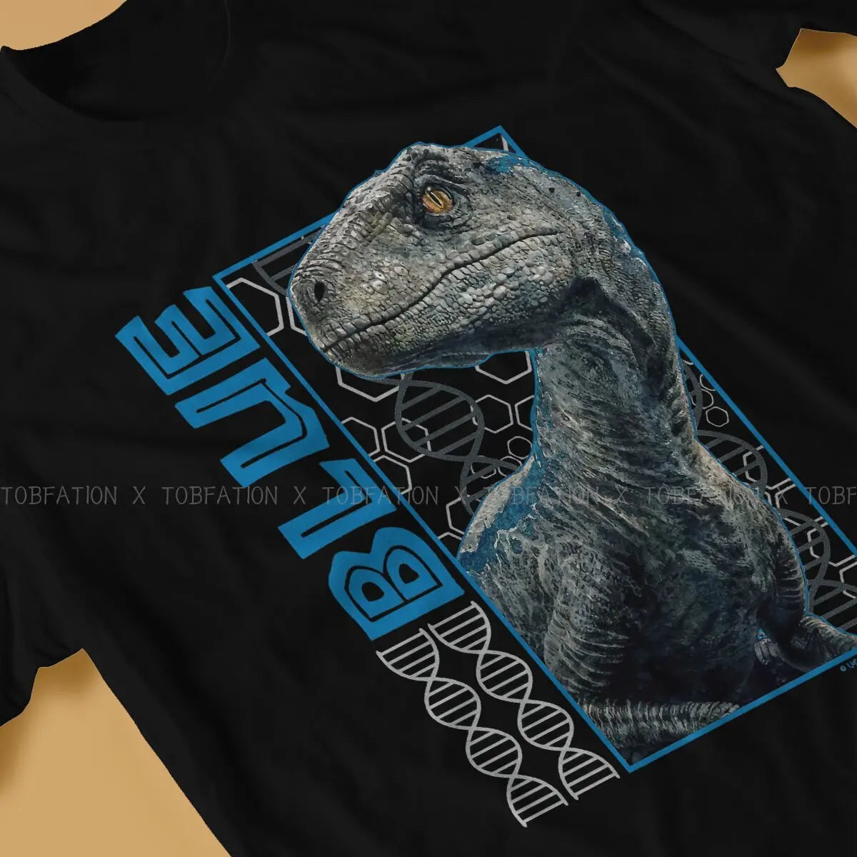 Men T Shirt Jurassic Park Dinosaurs Film Pure Cotton